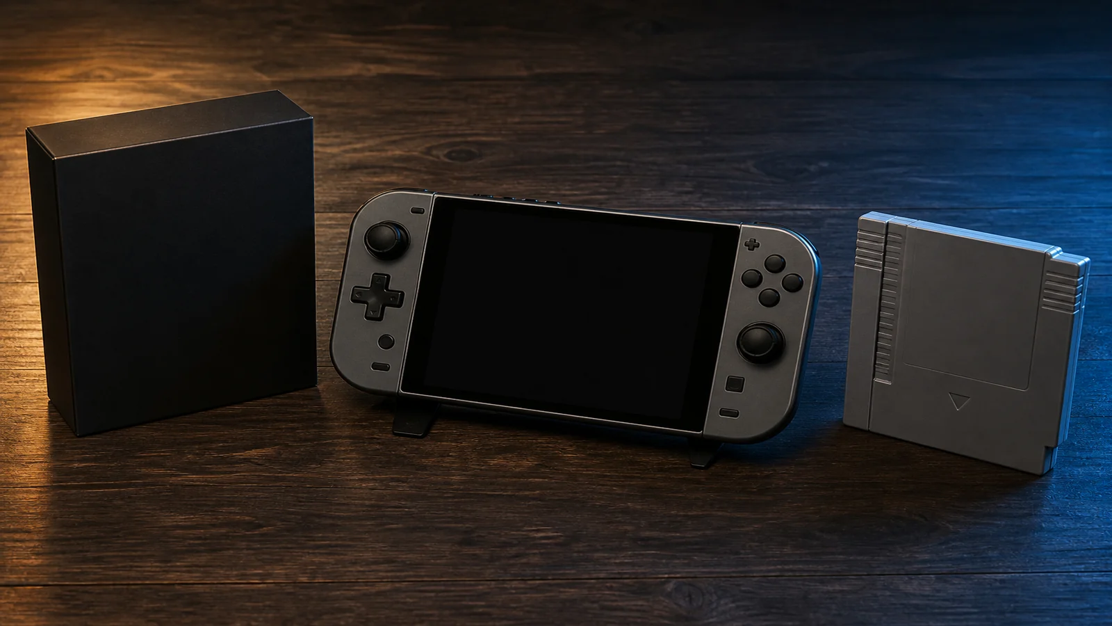 Hybrid console between a software package and a blank cartridge